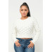 Checker Sweater Top