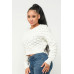Checker Sweater Top