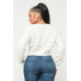 Checker Sweater Top