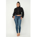 Michelin Sweater Top W/ Front Zipper