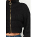 Michelin Sweater Top W/ Front Zipper