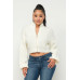 Sweater Top W/ Front Zipper