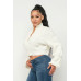 Sweater Top W/ Front Zipper