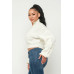 Sweater Top W/ Front Zipper