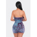 Multi Sequins Tube Top Romper