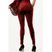 Velvet Flocking Jumpsuit/bell Sleeve