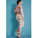 Satin Blouse With Skirt Set