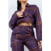 Cropped Shirt & Cargo Pants Set