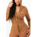 Rib Cargo Hoodie Set