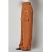 Satin Cargo Pocket Wide Leg Pants