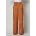 Satin Cargo Pocket Wide Leg Pants
