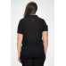 Plus Solid Chiffon Button Down Tie Front Short Sleeve Top