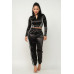 Front Zip Up Stripes Detail Jacket And Pants Set