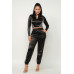 Front Zip Up Stripes Detail Jacket And Pants Set