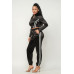 Front Zip Up Stripes Detail Jacket And Pants Set