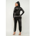 Front Zip Up Stripes Detail Jacket And Pants Set