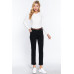Cotton-span Twill Belted Long Pants