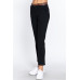 Cotton-span Twill Belted Long Pants