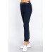 Cotton-span Twill Belted Long Pants