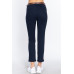Cotton-span Twill Belted Long Pants