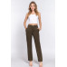 Straight Fit Twill Long Pants