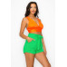 Smock V-neck Satin Bra Top