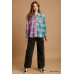 Mixed Plaid Boxy Cut Button Down Flannel With Front Pocket