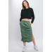 Wool Blend Cropped Sweater Top