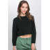 Wool Blend Cropped Sweater Top
