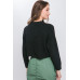 Wool Blend Cropped Sweater Top