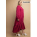 Plaid Button Down Hi - Low Hem Maxi Dress