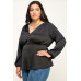 Satin Babydoll Blouse