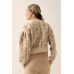 Floral Round Neck Long Sleeve Relax Fit Sweater