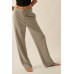Premium Scuba High Waist Button Zip Up Fly Pants