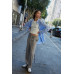 Premium Scuba High Waist Button Zip Up Fly Pants
