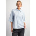Half Slvs Stretch Poplin Button Down Shirt
