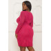 Animal Print Rhinestone Mesh Plus Size Mini Dress