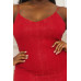 Rhinestone Body Plus Size Mini Dress