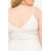 Rhinestone Body Plus Size Mini Dress