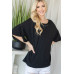 Flared Sleeve Basic Shortsleeve Top