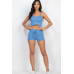 Ribbed Crop Cami Top & Shorts Set