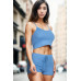 Ribbed Crop Cami Top & Shorts Set