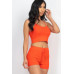 Ribbed Crop Cami Top & Shorts Set