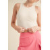 Corset Inspired Cropped Tank Top