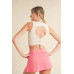 Corset Inspired Cropped Tank Top