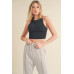 Corset Inspired Cropped Tank Top