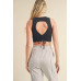 Corset Inspired Cropped Tank Top