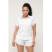 Button Down Pocket Loose Fit Top And Shorts Set
