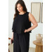Plus Size Boho Sleeveless Frayed Hem Top