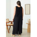 Plus Size Boho Sleeveless Frayed Hem Top